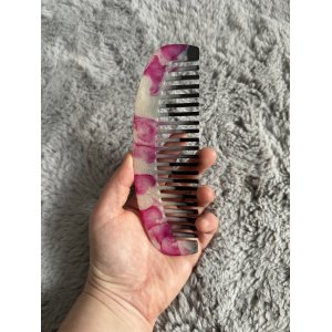 PEIGNE  - Noir / Rose