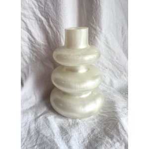VASE SPIRAL  - Blanc